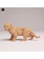 Amur Leopard Cub - Resin Miniature for Collectors and Painters