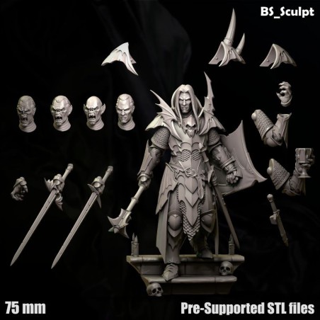 Vampire Lord - Miniatura de 75 mm en Resina