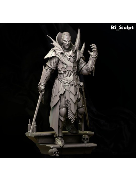 Vampire Lord - 75 mm Resin Miniature for Painters and Collectors