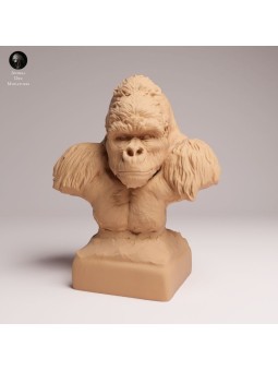 Mountain Gorilla Calm Bust - 1/12 & 1/6 Scales | Oda Models