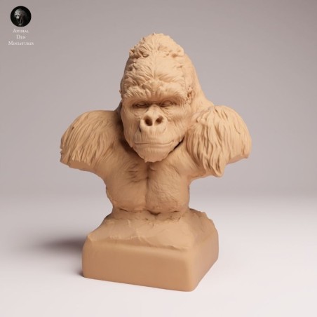 Mountain Gorilla Calm Bust - 1/12 & 1/6 Scales | Oda Models