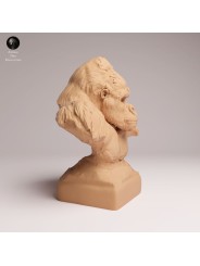 Mountain Gorilla Calm Bust - 1/12 & 1/6 Scales | Oda Models