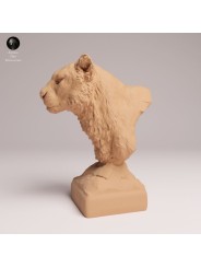 Amur Leopard Bust - 1/12 & 1/6 Scales | Oda Models