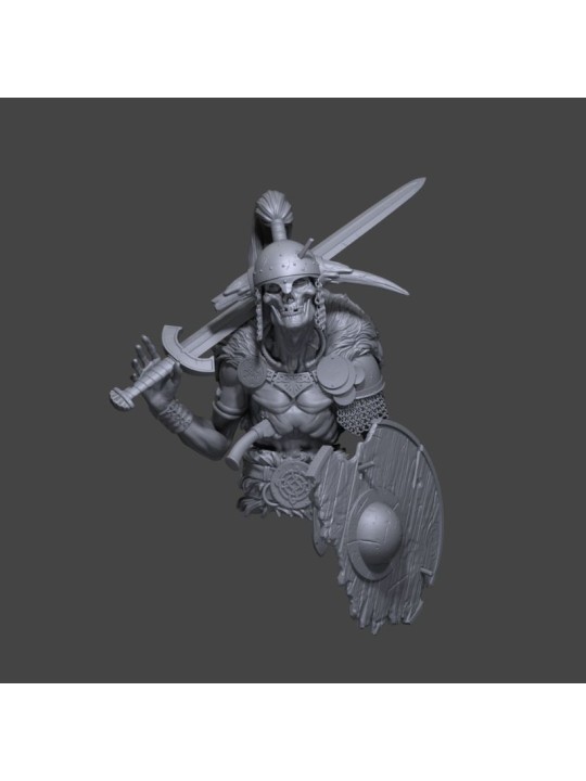 Draugr Undead Warrior - Fantasy Bust to Paint | 1/10