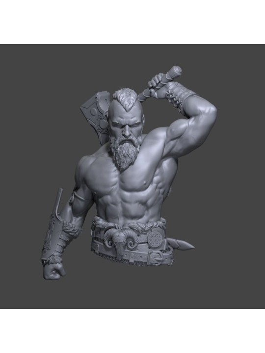 Thor, God of Thunder - Mythological Resin Bust | 1/10 Scale