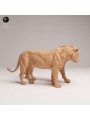 Pair Of Male Lions – African Wildlife Diorama In 3D Resin
