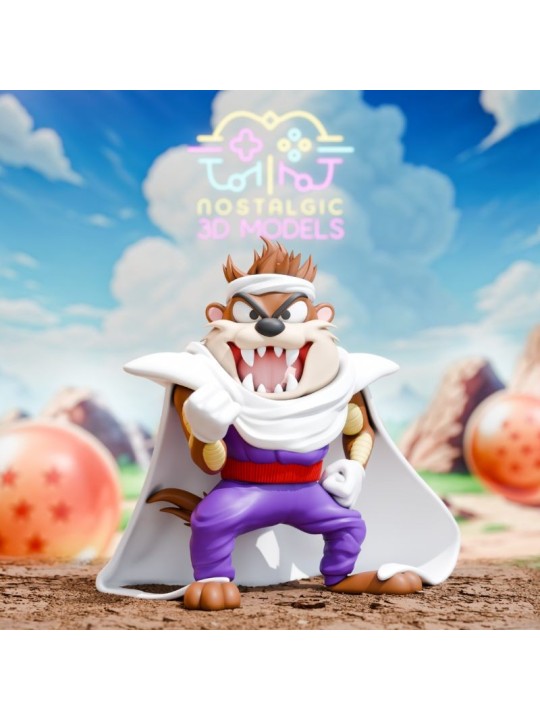 Taz Piccolo – Miniatura Chibi en Resina 3D (35 mm y 54 mm)