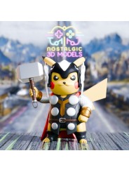 Pikachu Thor – Chibi Resin Miniature (35 mm and 54 mm)