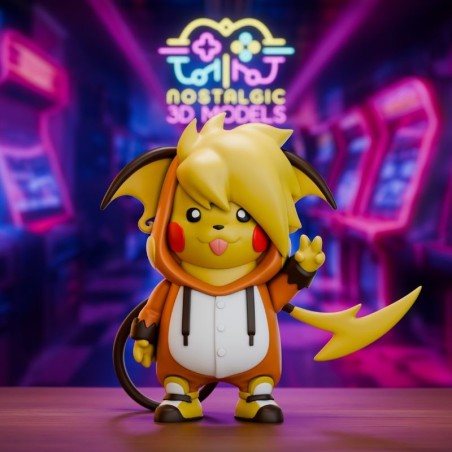 Pikachu Chibi | Miniatura en Resina 3D