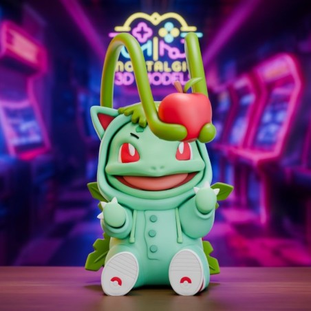 Bulbasaur Chibi | 3D Resin Miniature