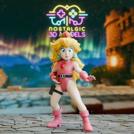 Peach Chun-Li | 3D Resin Figure