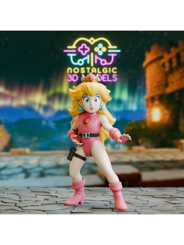 Peach Chun-Li | 3D Resin Figure