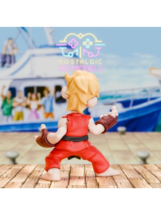 Luigi Ken Chibi | 3D Resin Miniature