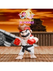 Mario Ryu Chibi | Miniatura en Resina 3D