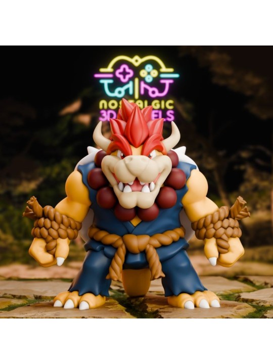 Bowser Akuma Chibi | 3D Resin Miniature