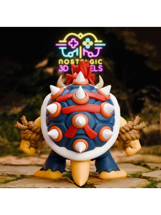 Bowser Akuma Chibi | Miniatura en Resina 3D