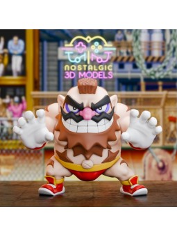 Wario Zangief Chibi | Miniatura en Resina 3D