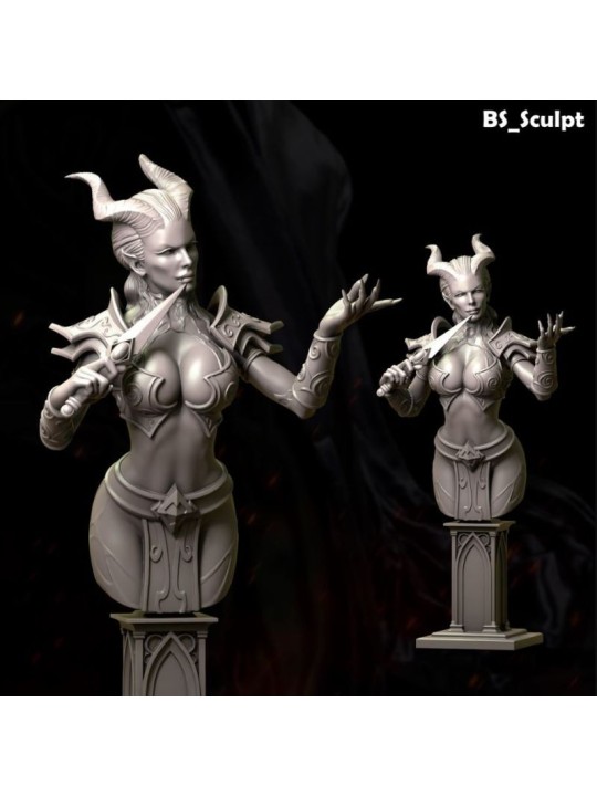 Queen of Pain – Busto 65 mm | Miniatura en Resina 3D