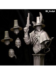 The Witch Hunter – 65 mm Bust | 3D Resin Miniature