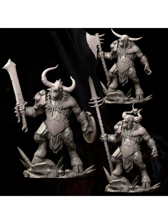 The Minotaur – Figura 75 mm | Miniatura en Resina 3D