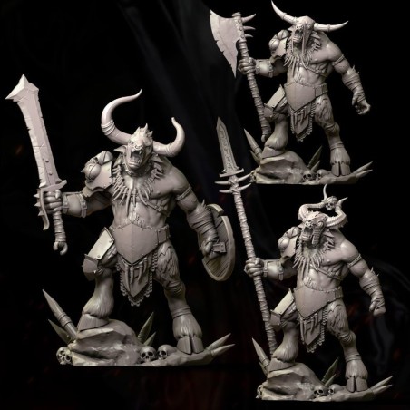 The Minotaur – 75 mm Figure | 3D Resin Miniature
