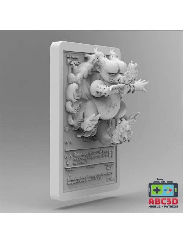 Carta Magmar 92 mm | Miniatura en Resina 3D