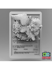 Arcanine Card 92 mm | 3D Resin Miniature
