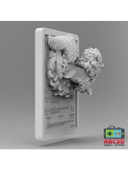 Arcanine Card 92 mm | 3D Resin Miniature