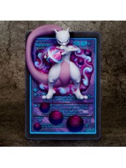 Carta Mewtwo 92 mm | Miniatura en Resina 3D