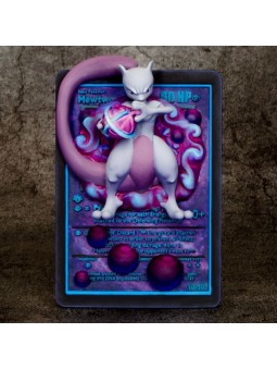 Carta Mewtwo 92 mm | Miniatura en Resina 3D