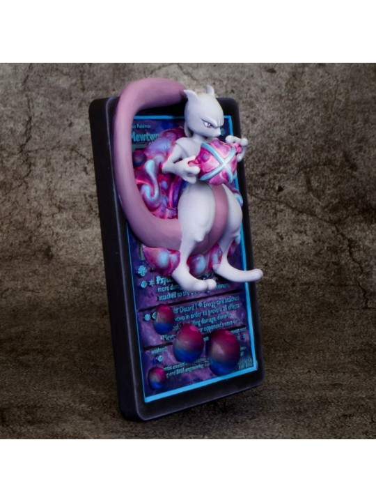 Mewtwo Card 92 mm | 3D Resin Miniature