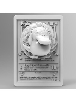 Carta Psyduck 92 mm | Miniatura en Resina 3D