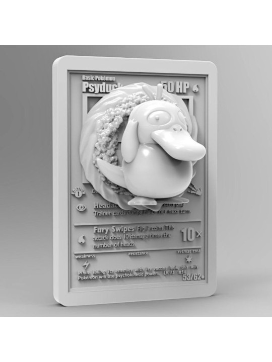 Psyduck Card 92 mm | 3D Resin Miniature