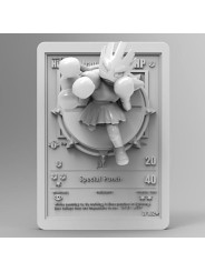 Hitmonchan Card 92 mm | 3D Resin Miniature