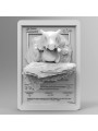 Cubone Card 92 mm | 3D Resin Miniature