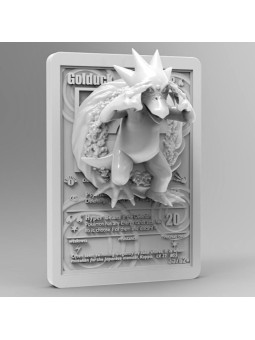 Golduck Card 92 mm | 3D Resin Miniature