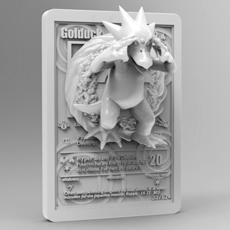 Golduck Card 92 mm | 3D Resin Miniature