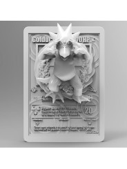 Golduck Card 92 mm | 3D Resin Miniature