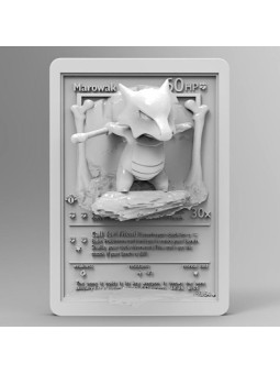 Marowak Card 92 mm | 3D Resin Miniature
