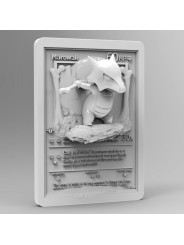 Marowak Card 92 mm | 3D Resin Miniature