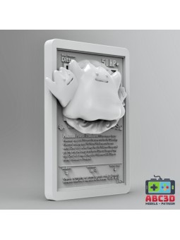 Carta Ditto 92 mm | Miniatura en Resina 3D