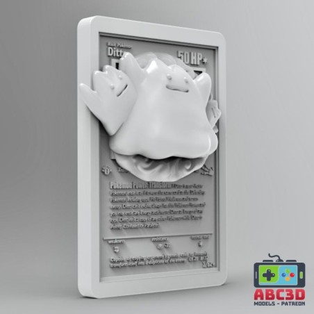 Carta Ditto 92 mm | Miniatura en Resina 3D