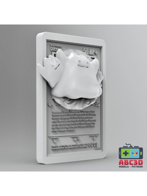 Carta Ditto 92 mm | Miniatura en Resina 3D