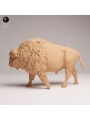 Walking American Bison | Resin Miniature
