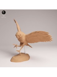 Búho Llanero en Vuelo | Miniatura en Resina