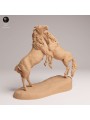 Caballos Mustang Peleando | Miniatura en Resina