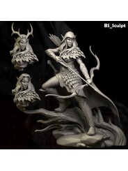 Wood Elf Archer | Figura de Resina 75 mm