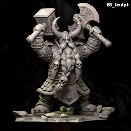 Dwarf King | Figura de Resina 54 mm