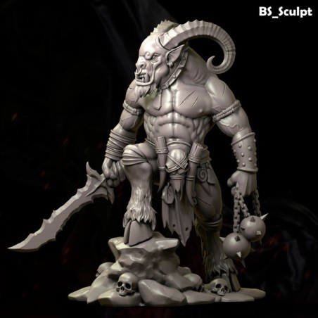 Horned Marauder | Figura de Resina 75 mm