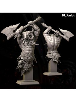 Horned Warrior | 60 mm Resin Bust